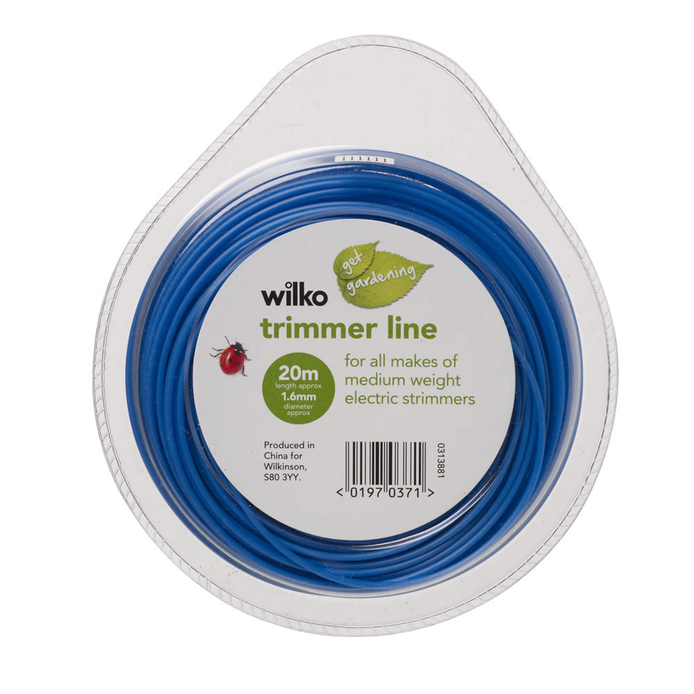 Wilko Blue Grass Trimmer Line 1.6mm x 20m Image