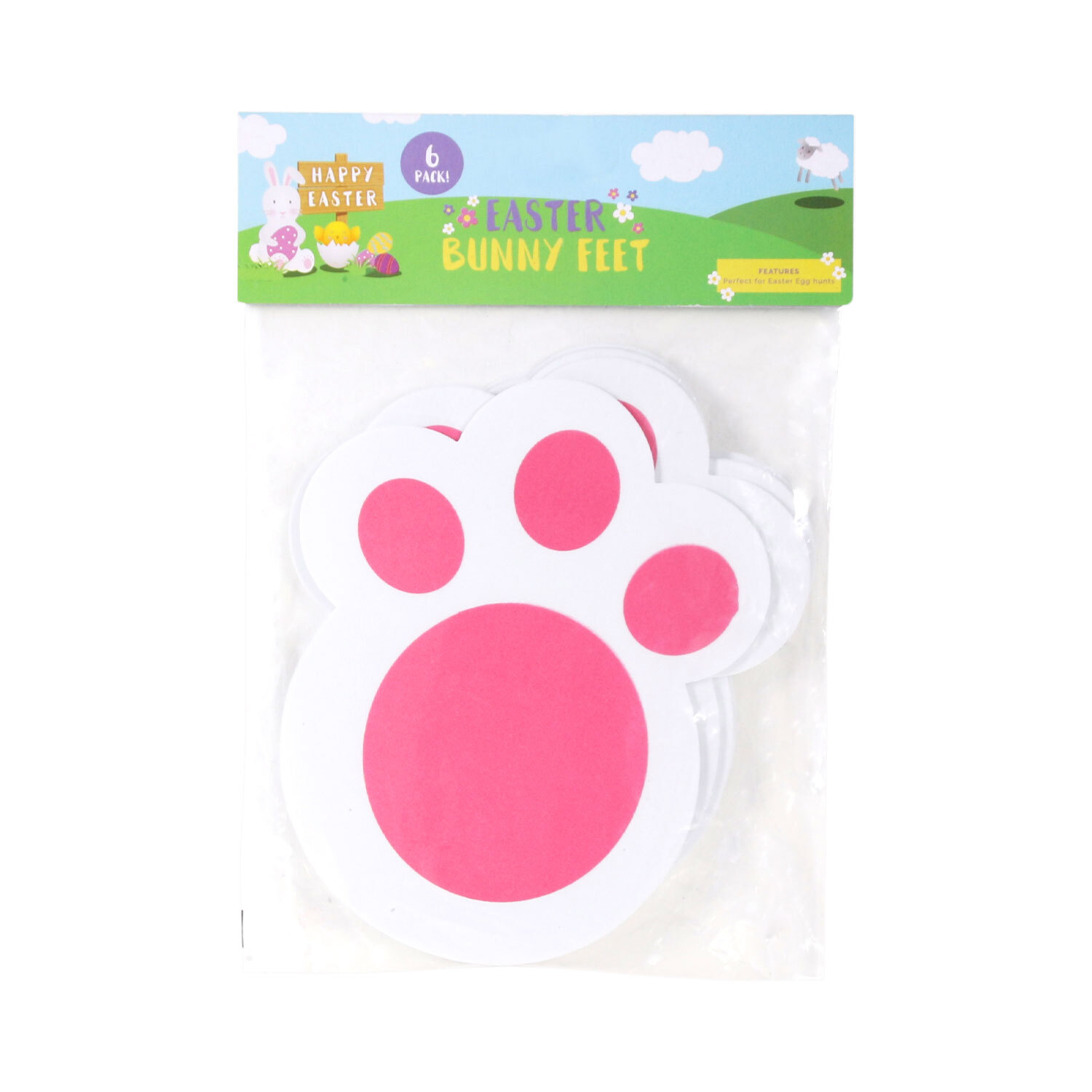 Easter Bunny Feet Decoration 4 Pack Image