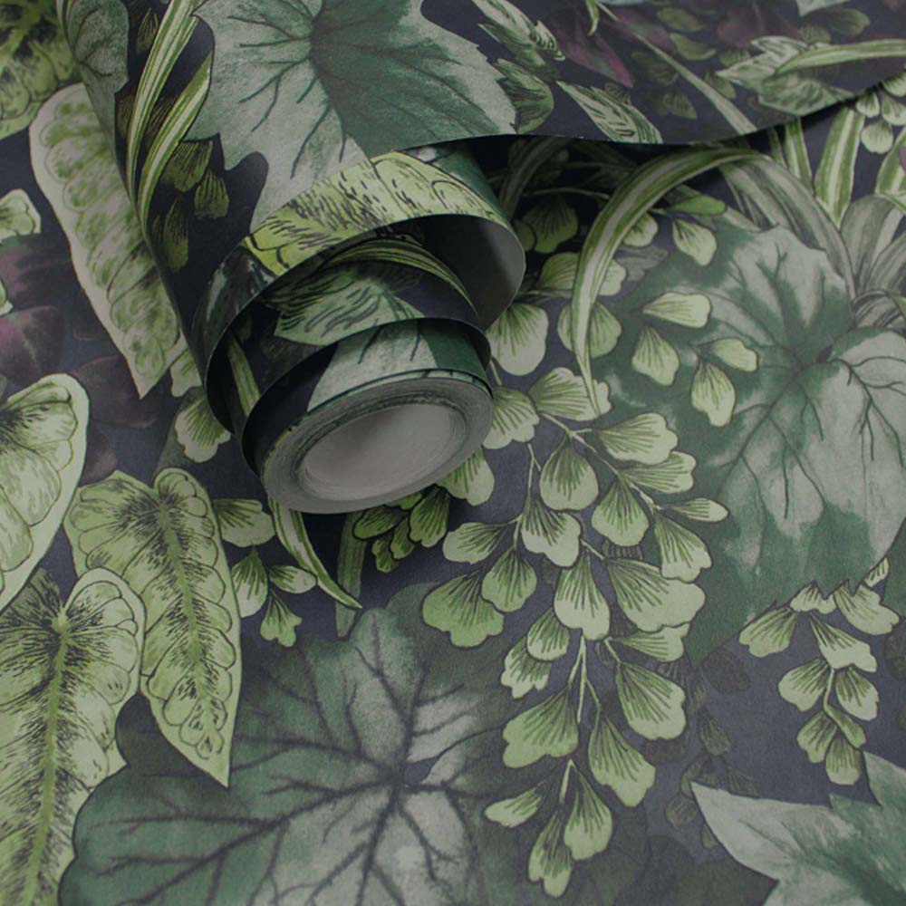 Holden Decor Living Wall Navy Wallpaper Image 2