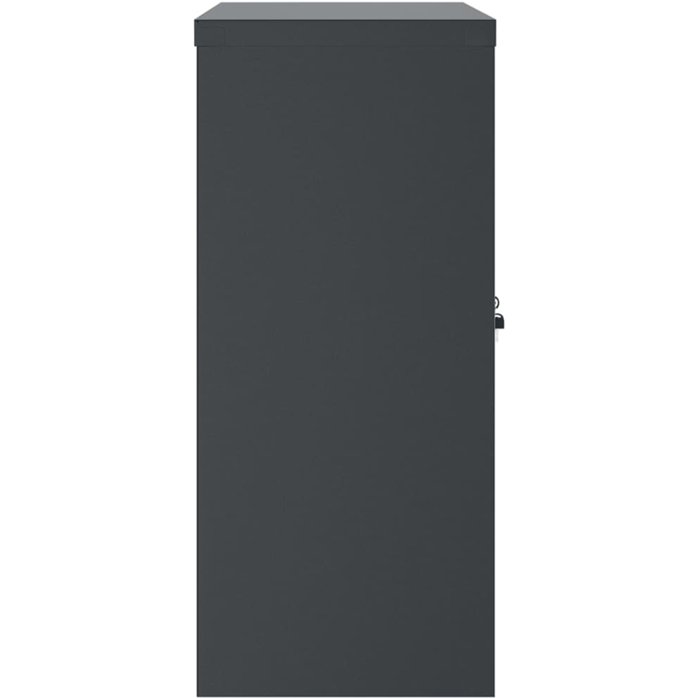 vidaXL 2 Door Anthracite Steel File Cabinet Image 5