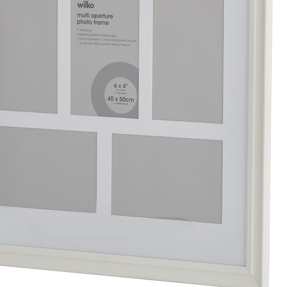 Wilko Stone Multi Aperture Photo frame 40 x 50cm Wilko