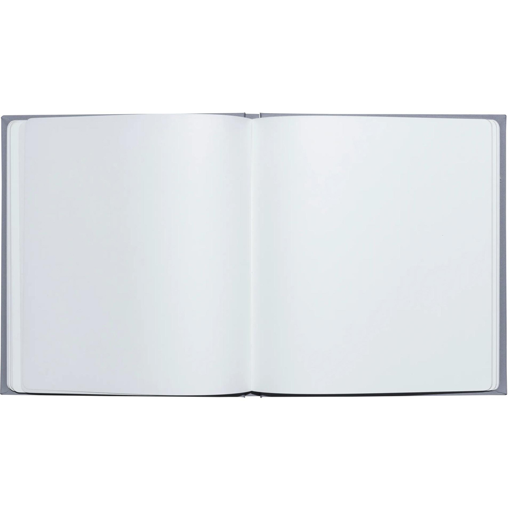 Exacompta AutentiK Blue and Grey Floral Design Guest Book with Crystal Box 140 Pages Image 4