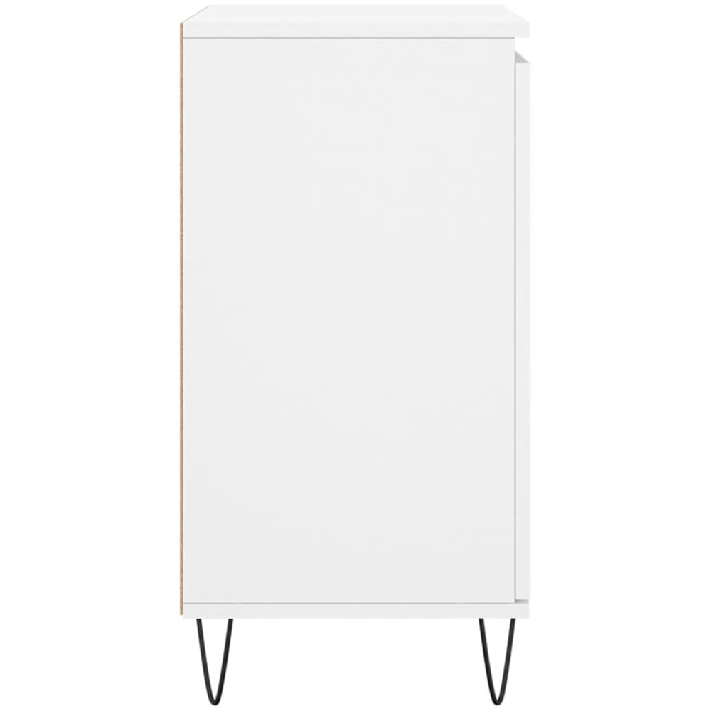 vidaXL 2 Door White Sideboard Image 7