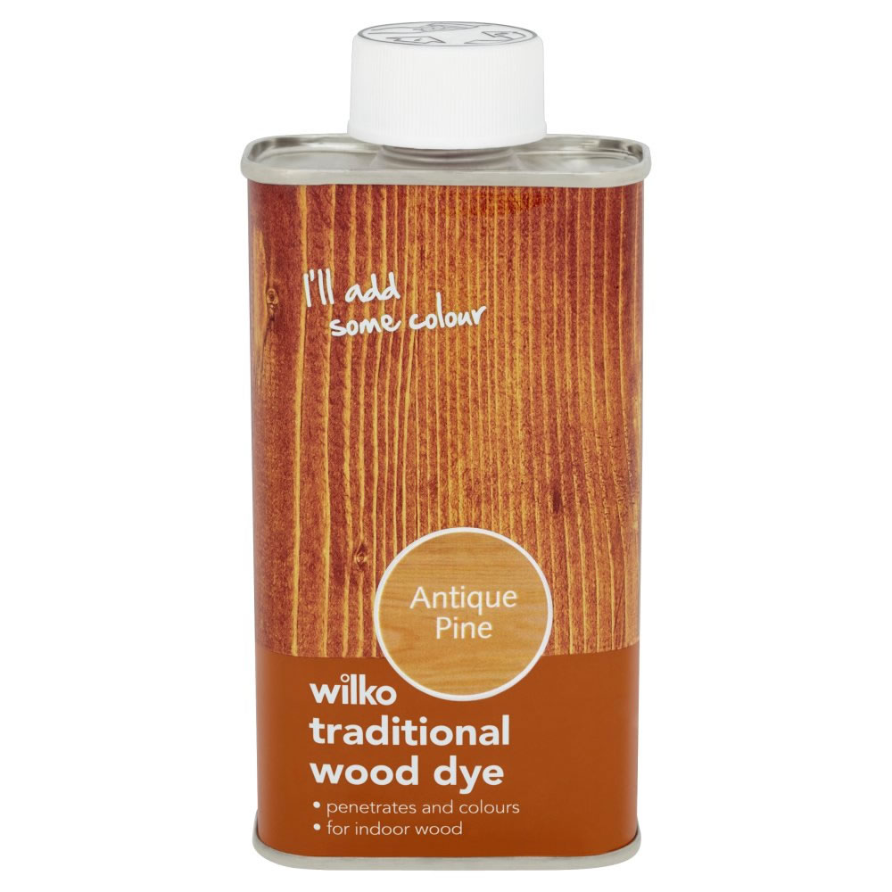 Wilko Traditional Interior Wood Dye Antique Pine 2 50ml Image 2