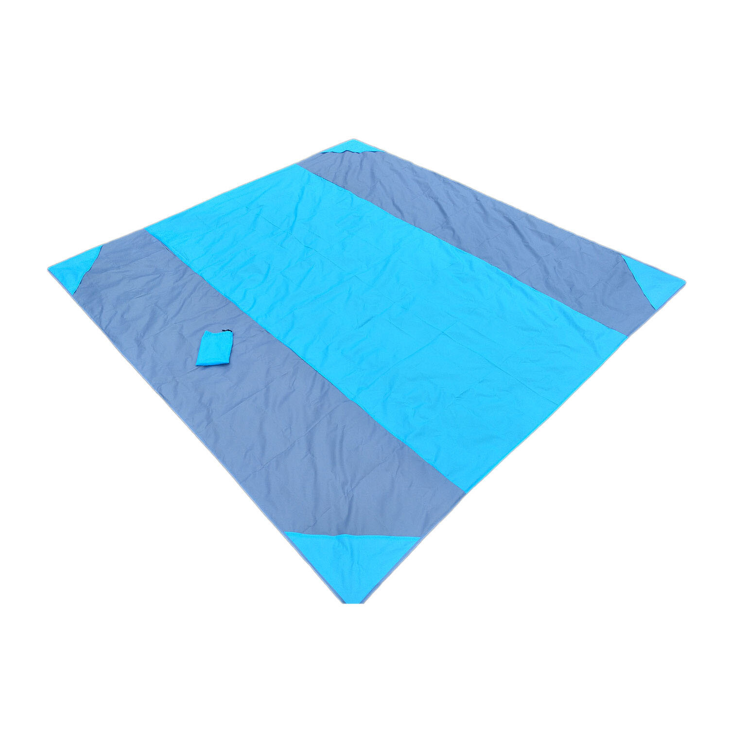 Blue Picnic Blanket Blue Image 1