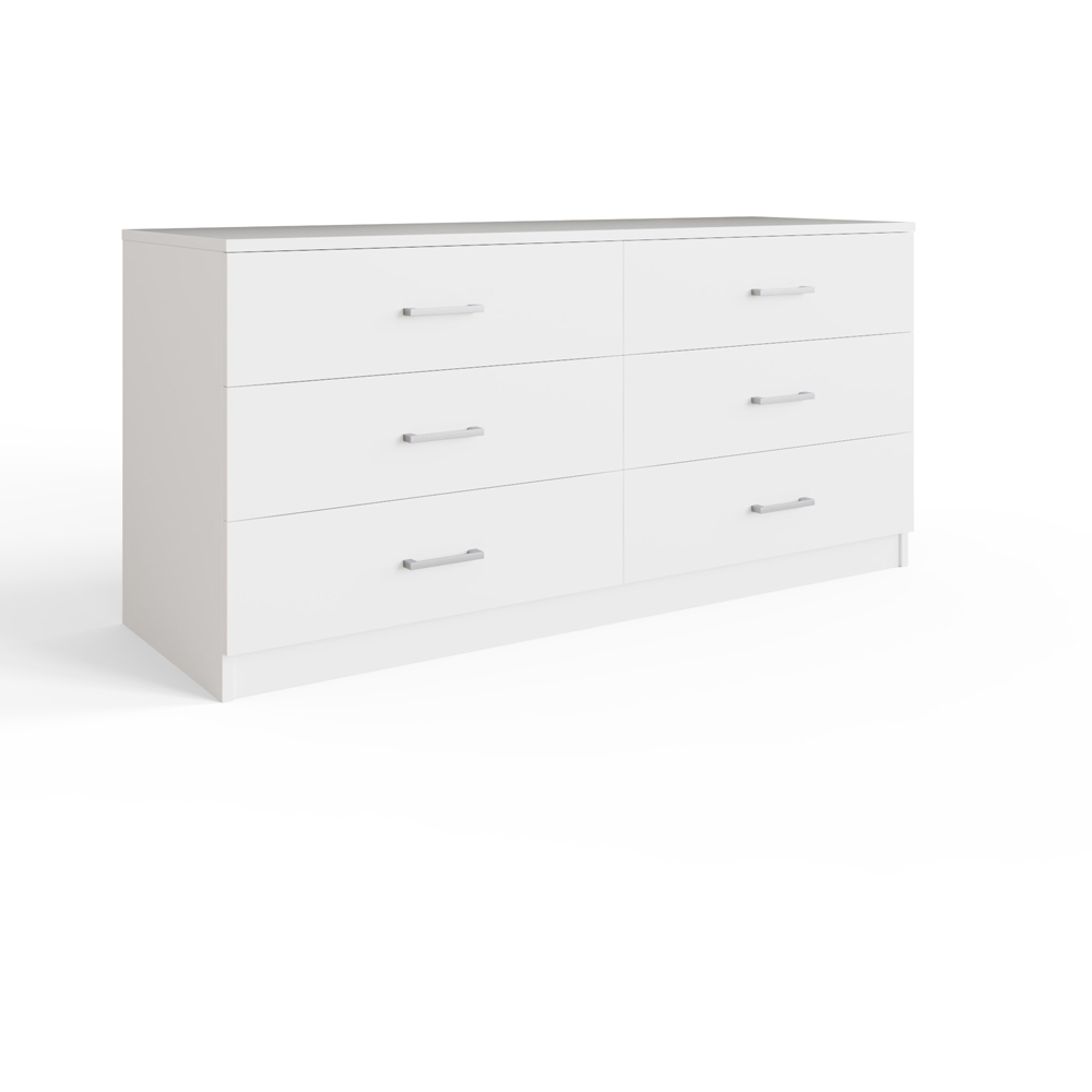 GFW Bailey White 4 Piece Bedroom Furniture Set Image 4