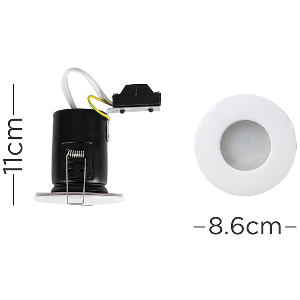 ValueLights White Cool White LED Ceiling Downlight 4 Pack Image 5