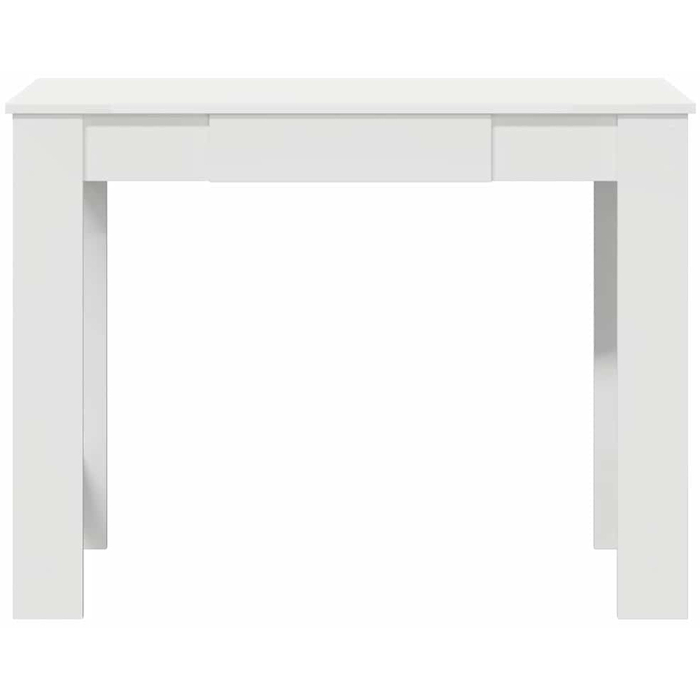 vidaXL 3 Shelf Desk Brown Image 4
