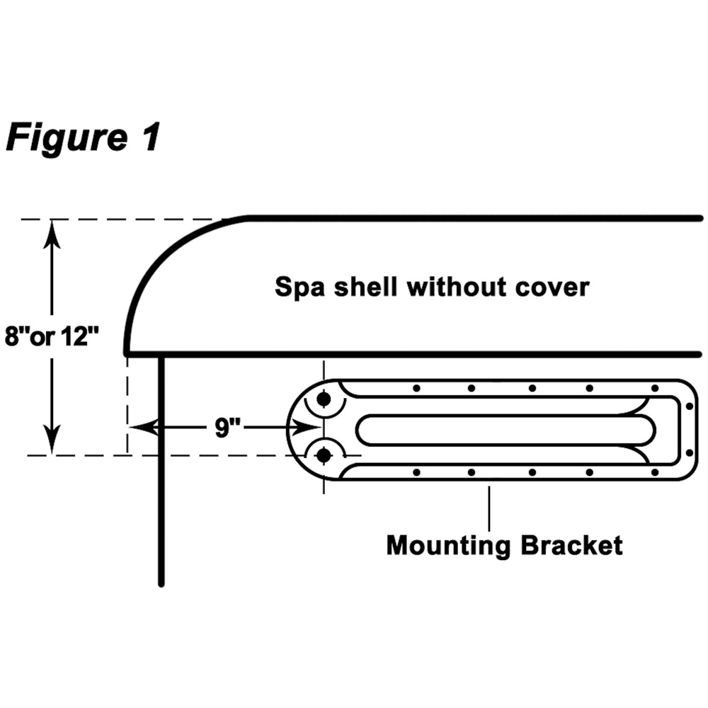 Canadian Spa Company Top Mount Cover Lifter Image 4
