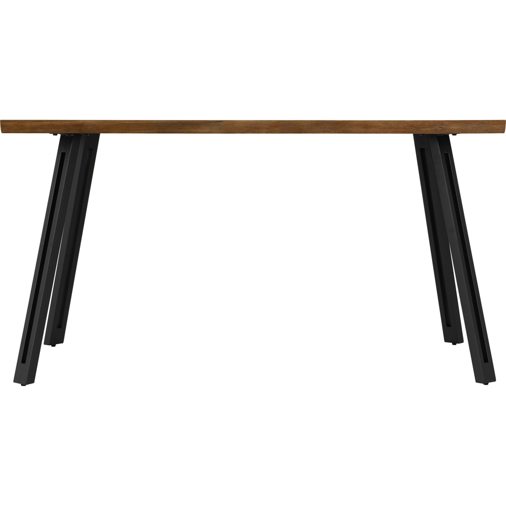 Seconique Quebec Wave Edge Medium Oak Dining Table Image 3