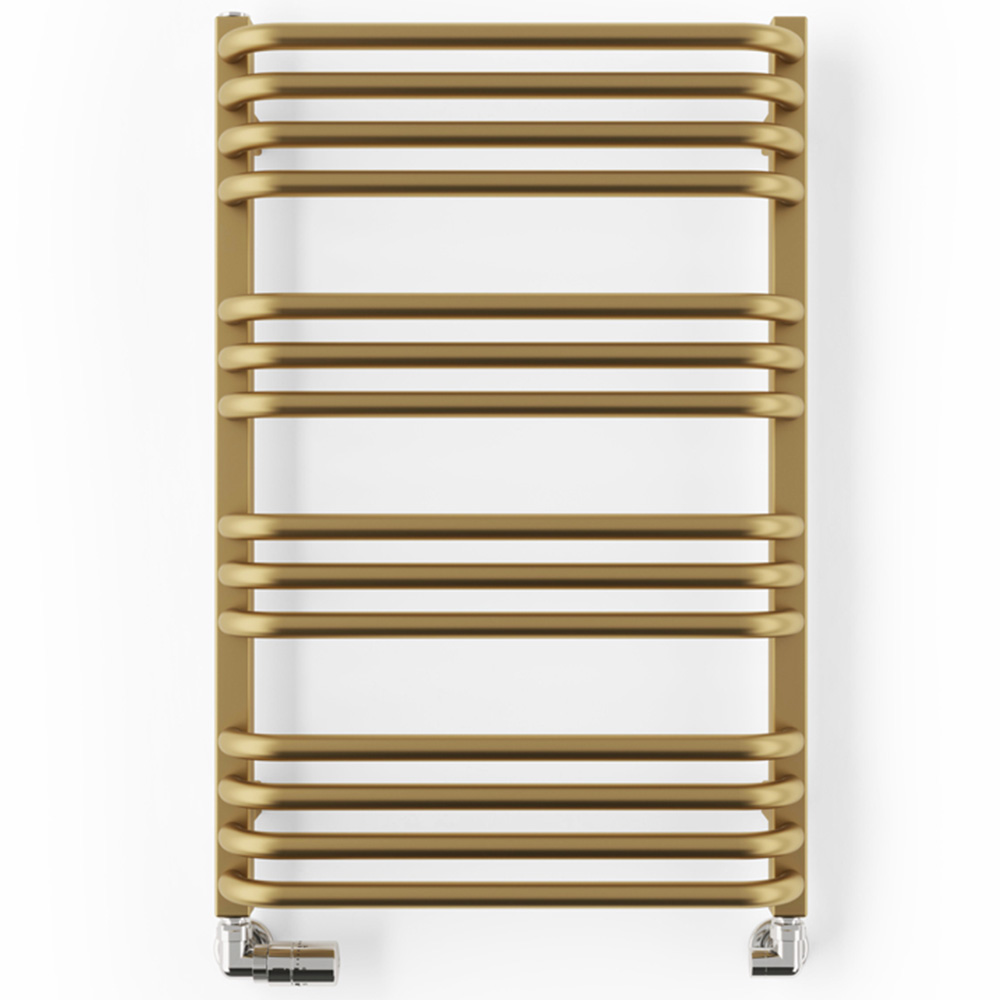 Terma Alex Brass Heated Towel Rail 760 x 500mm Image 3