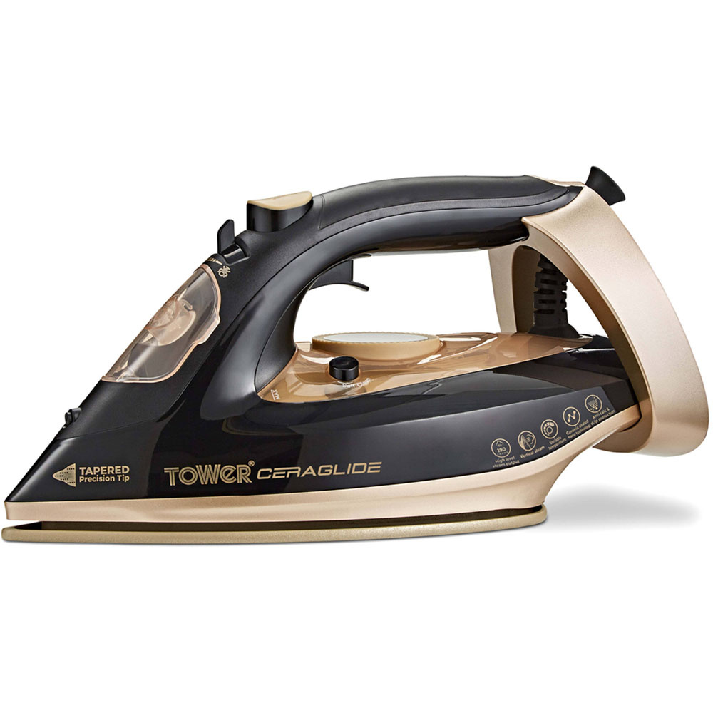Tower T22021GLD Ceraglide Steam Iron 3100W