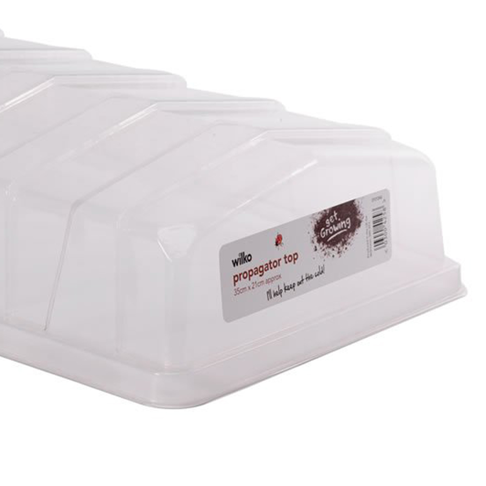 Wilko Clear Propagator Lid 35 x 21cm Image 3