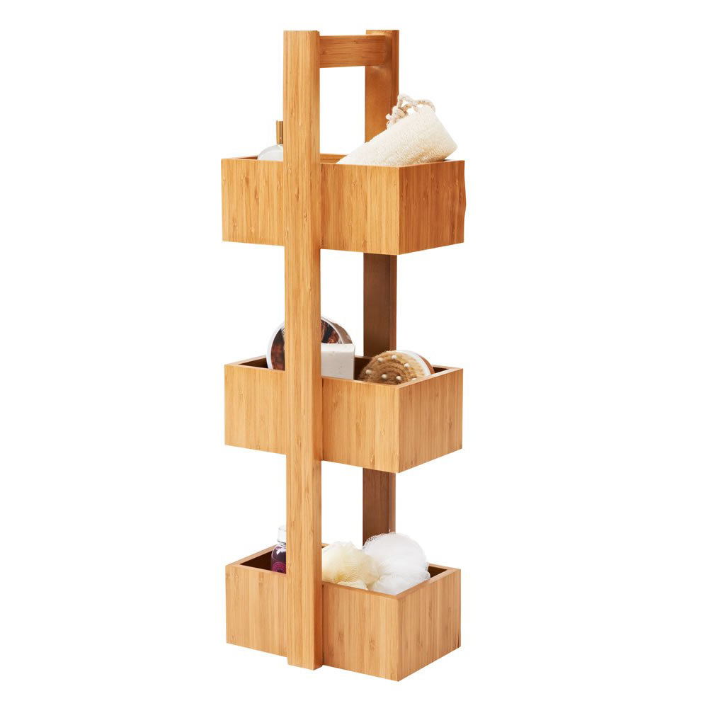 Wilko Bamboo Effect Free Standing Storage Unit Wilko