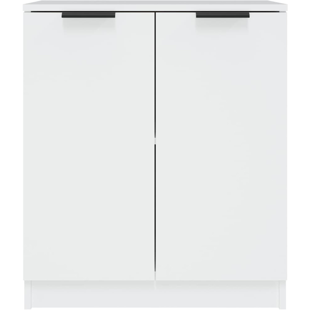 vidaXL 2 Door White Sideboard Set of 2 Image 3