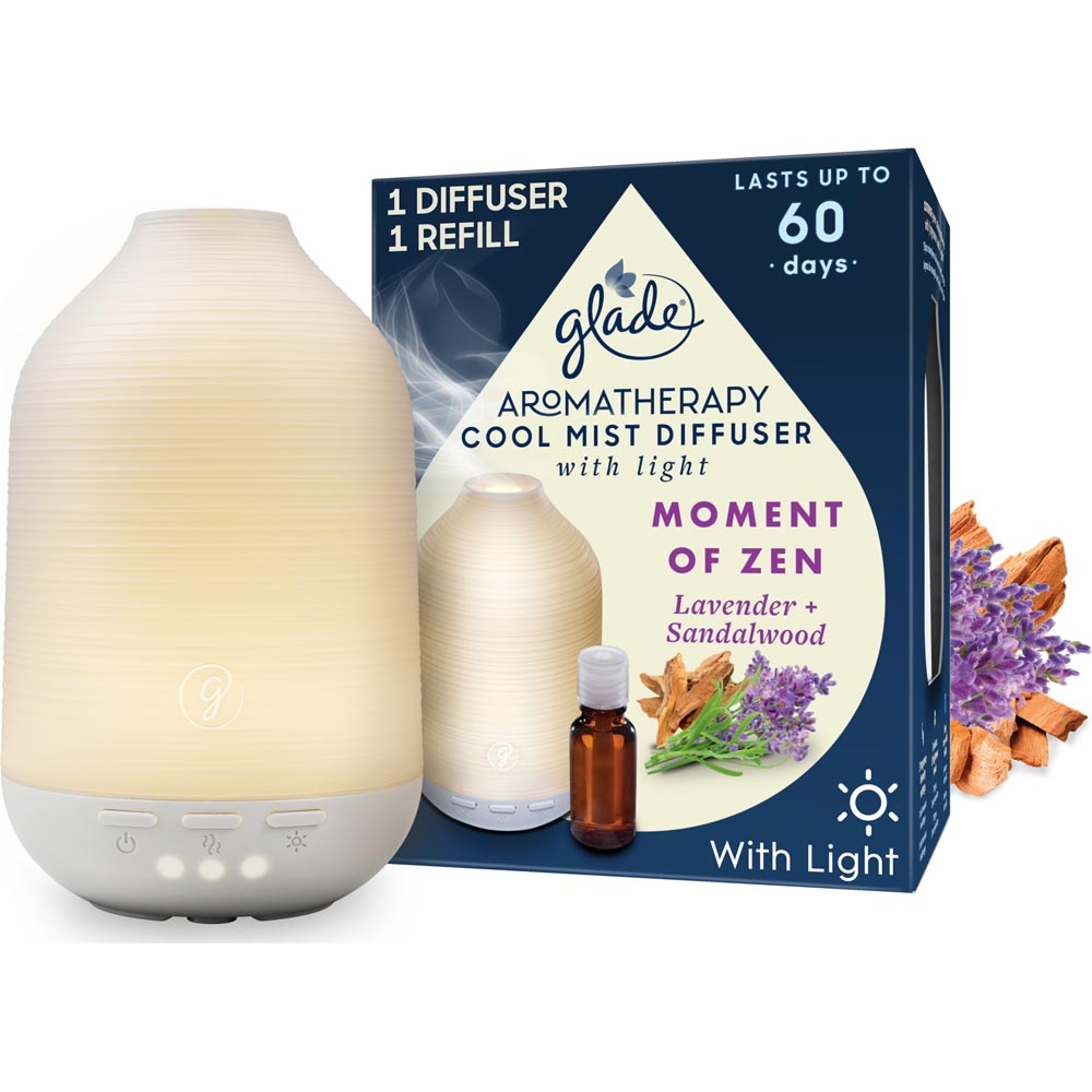 Glade Moment of Zen Aromatherapy Cool Mist Diffuser 17.4ml Image 2