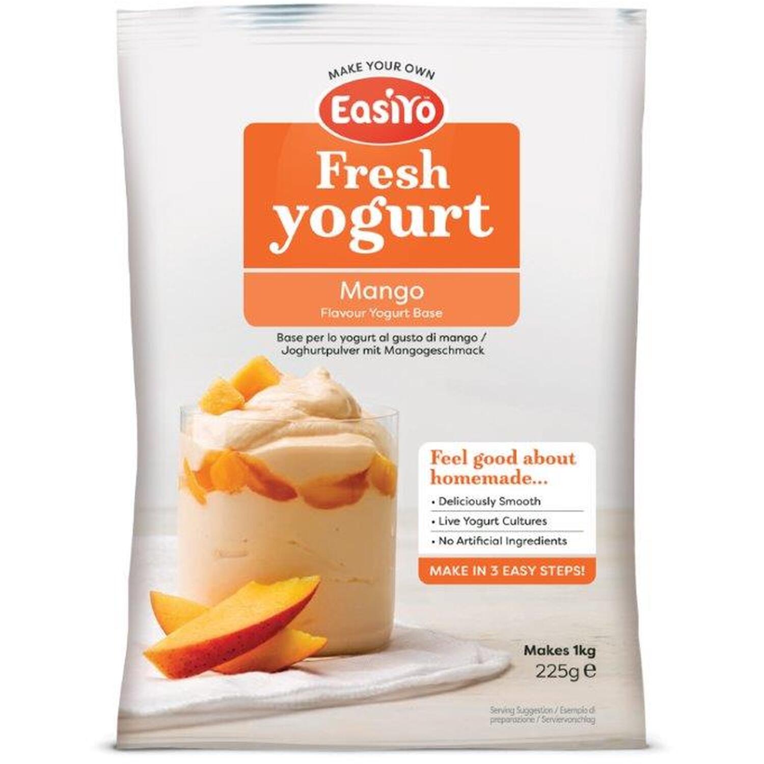 Easiyo Make Your Own Mango Yogurt Sachet 225g Image