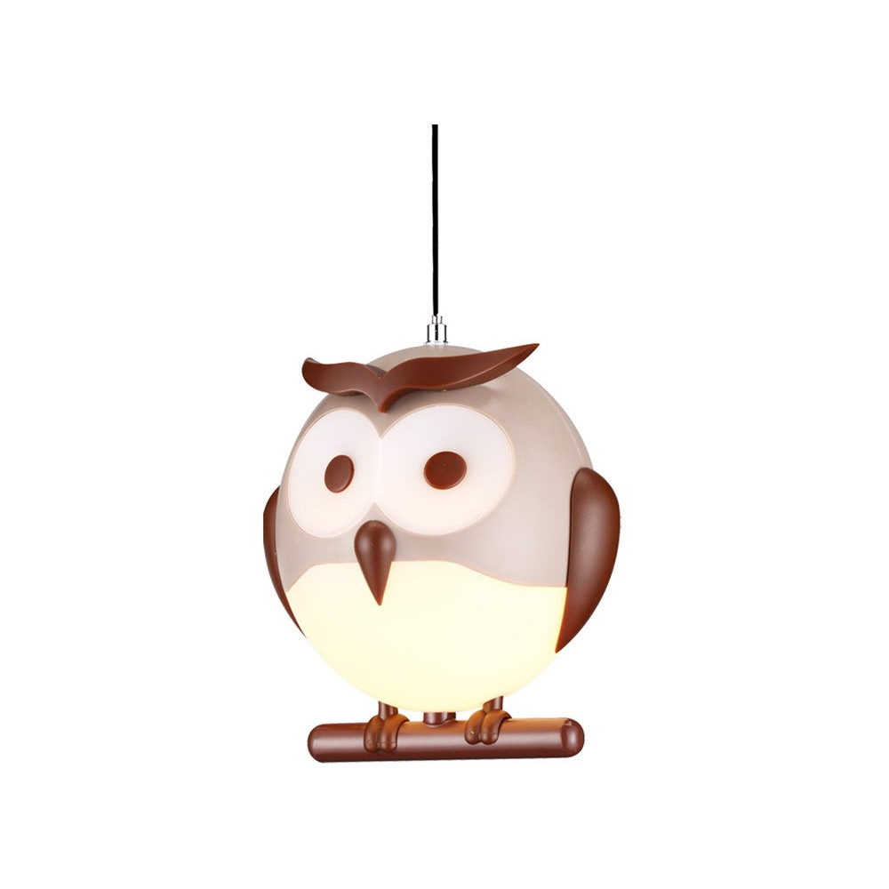 Milagro Owl Brown LED Pendant Lamp 230V Image 2