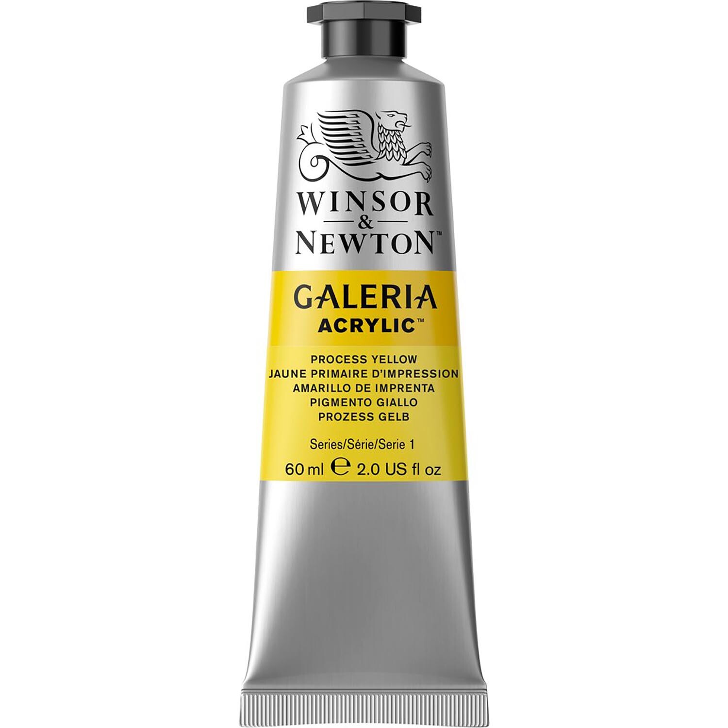 Winsor and Newton 60ml Galeria Acrylic Paint - Process Yellow Image