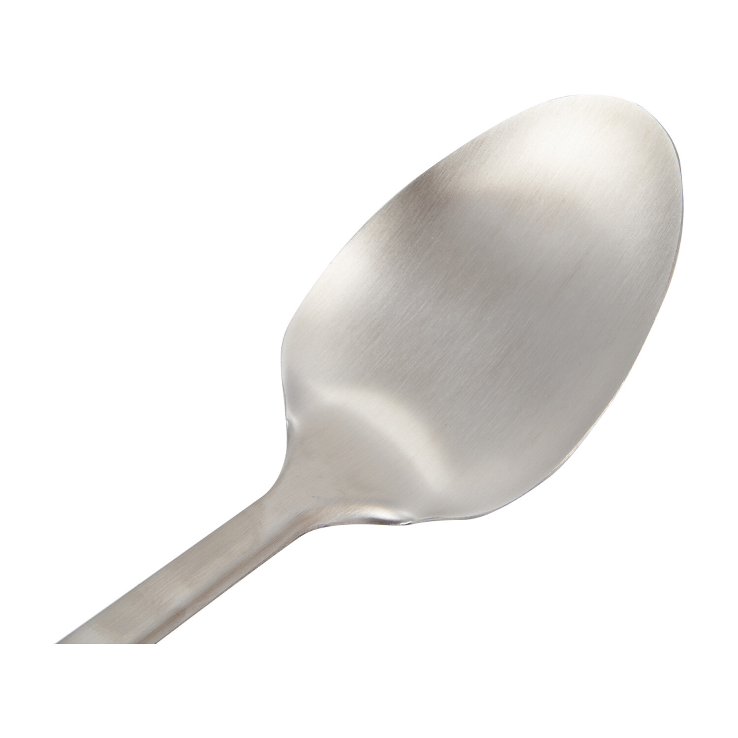 Kitchen Master Solid Spoon with Soft Touch Handle - Chrome Image 2