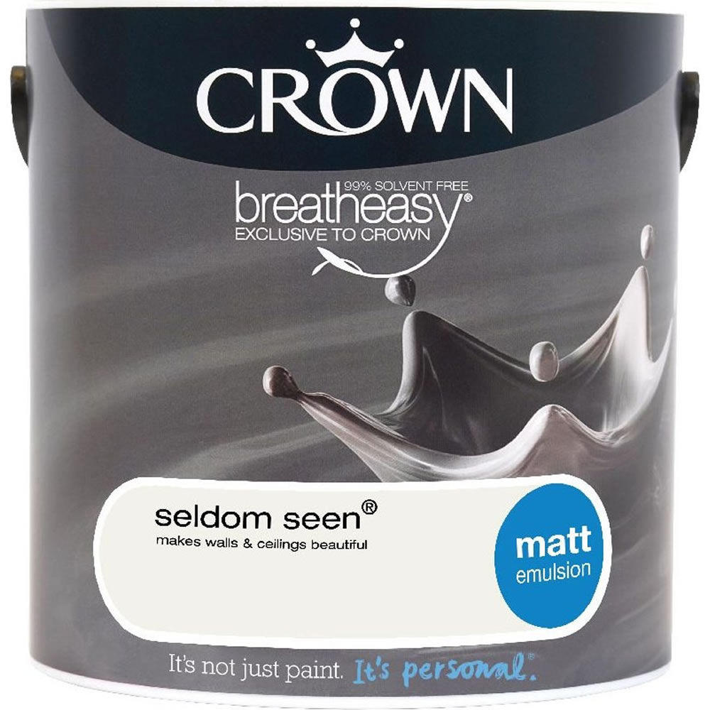 Crown Seldom Seen Matt Emulsion Paint 2.5L Image 1