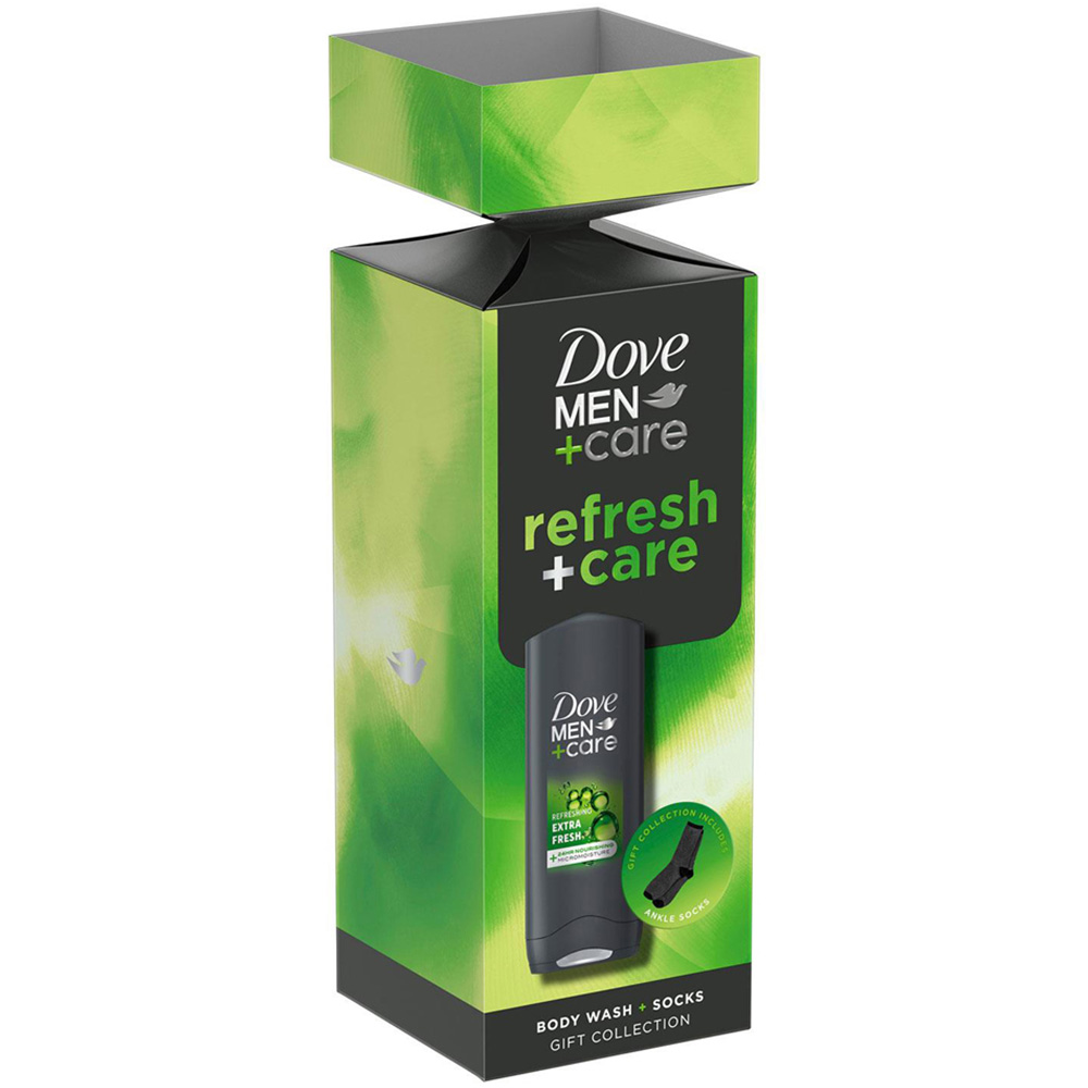 Dove Men+Care Bodywash and Socks Gift Set 3 Pack Image 4