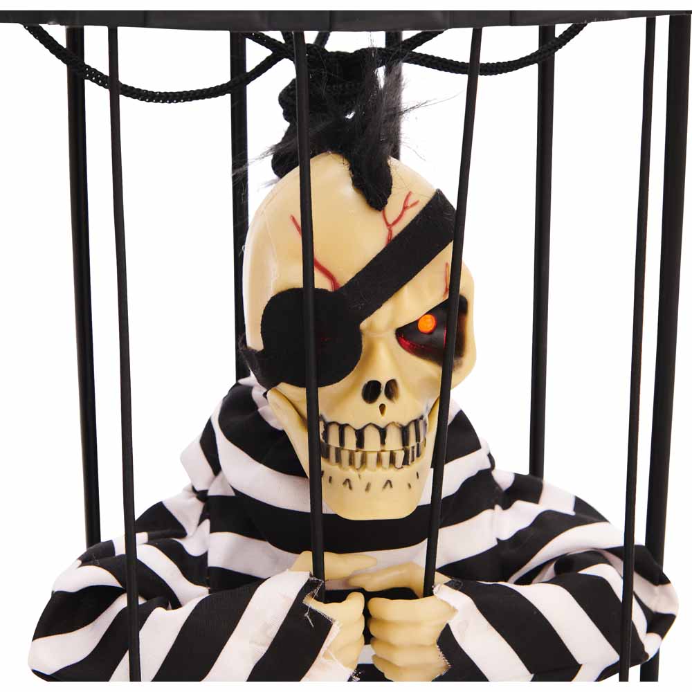 Wilko Animated Skeleton in Prison Image 3