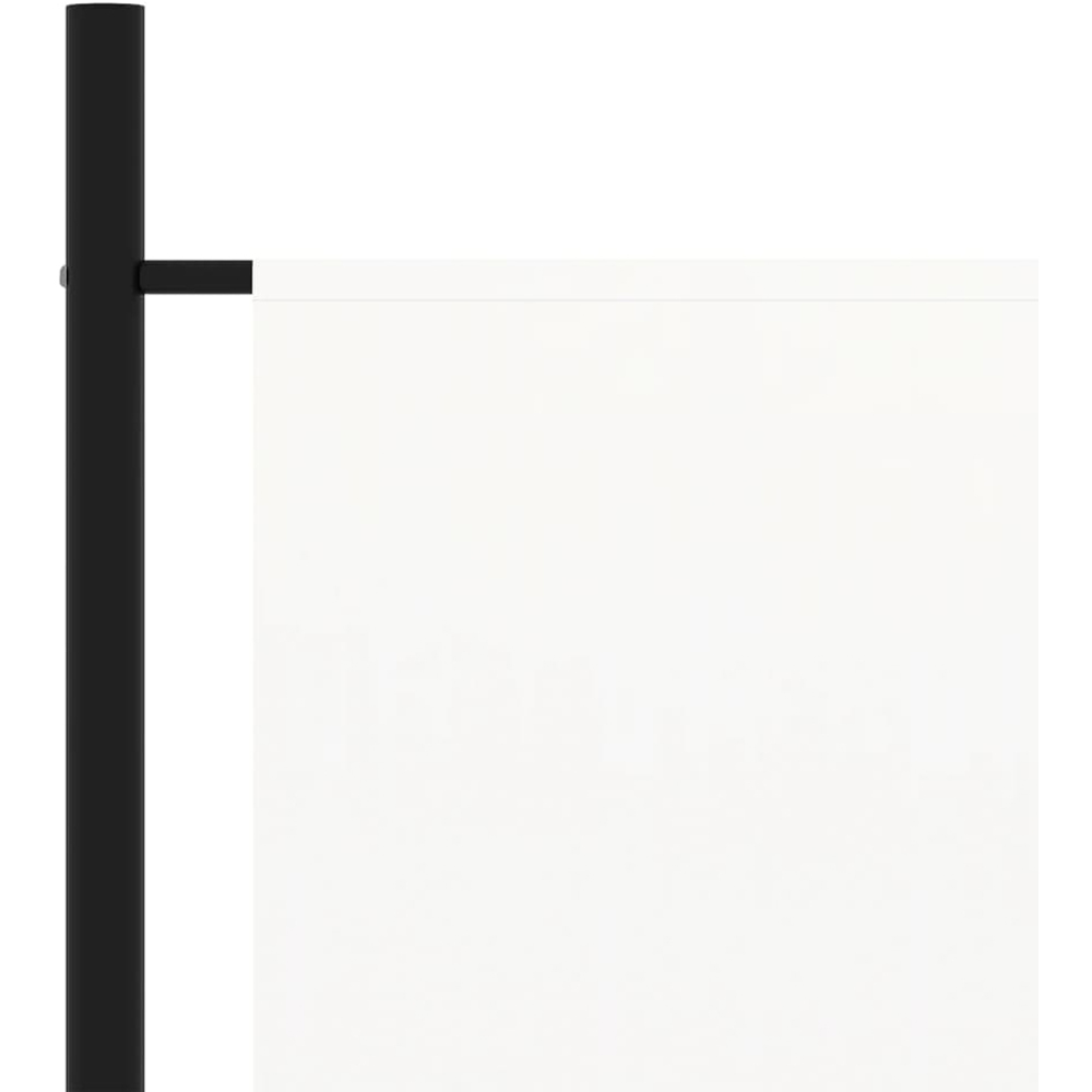 vidaXL Fabric White Panel Room Divider 175 x 180cm Image 3