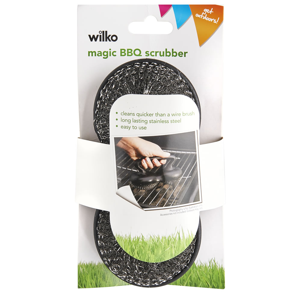 Wilko BBQ Magic Scrubber Brush Wilko