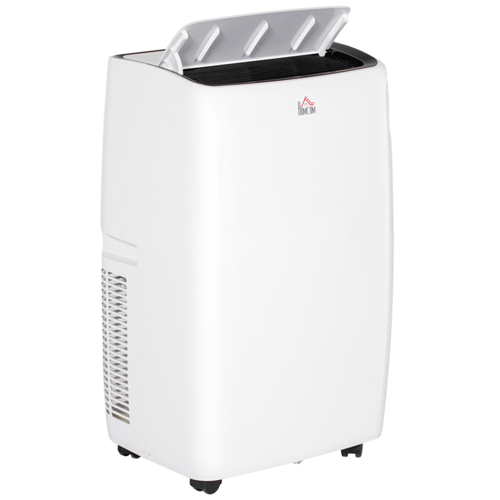 HOMCOM White 12000BTU Mobile Air Conditioner with Timer Image 1