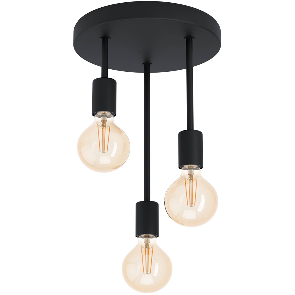 Black chandelier outlet light wilko