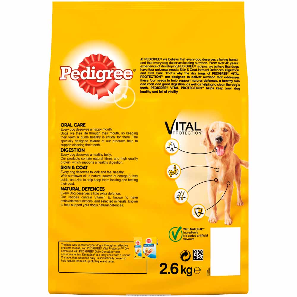 Pedigree Chicken and Veg Dry Dog Food 2.6kg Image 4