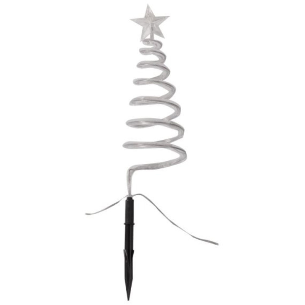 Samuel Alexander 4 Piece Multicolour LED Spiral Tree Christmas Path Light Set Image 3