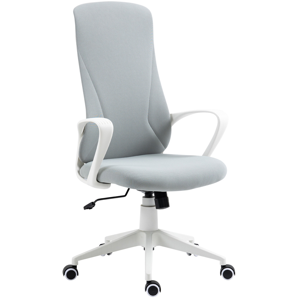 Portland Light Grey Swivel High Back Office Chair Image 2