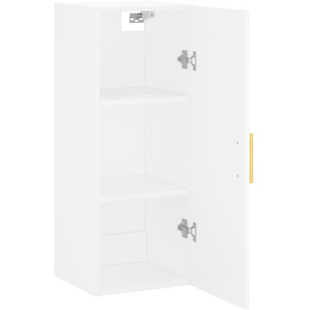 vidaXL Single Door White Wall Mounted Cabinet Image 4