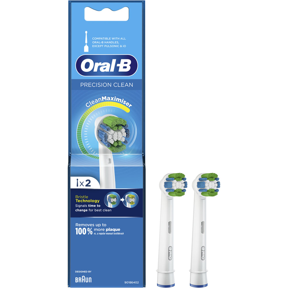 Oral B Precision Clean Refills 2 Pack Image 1
