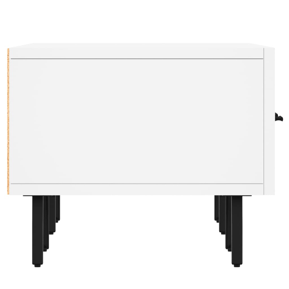 vidaXL 3 Drawer White TV Cabinet Image 7