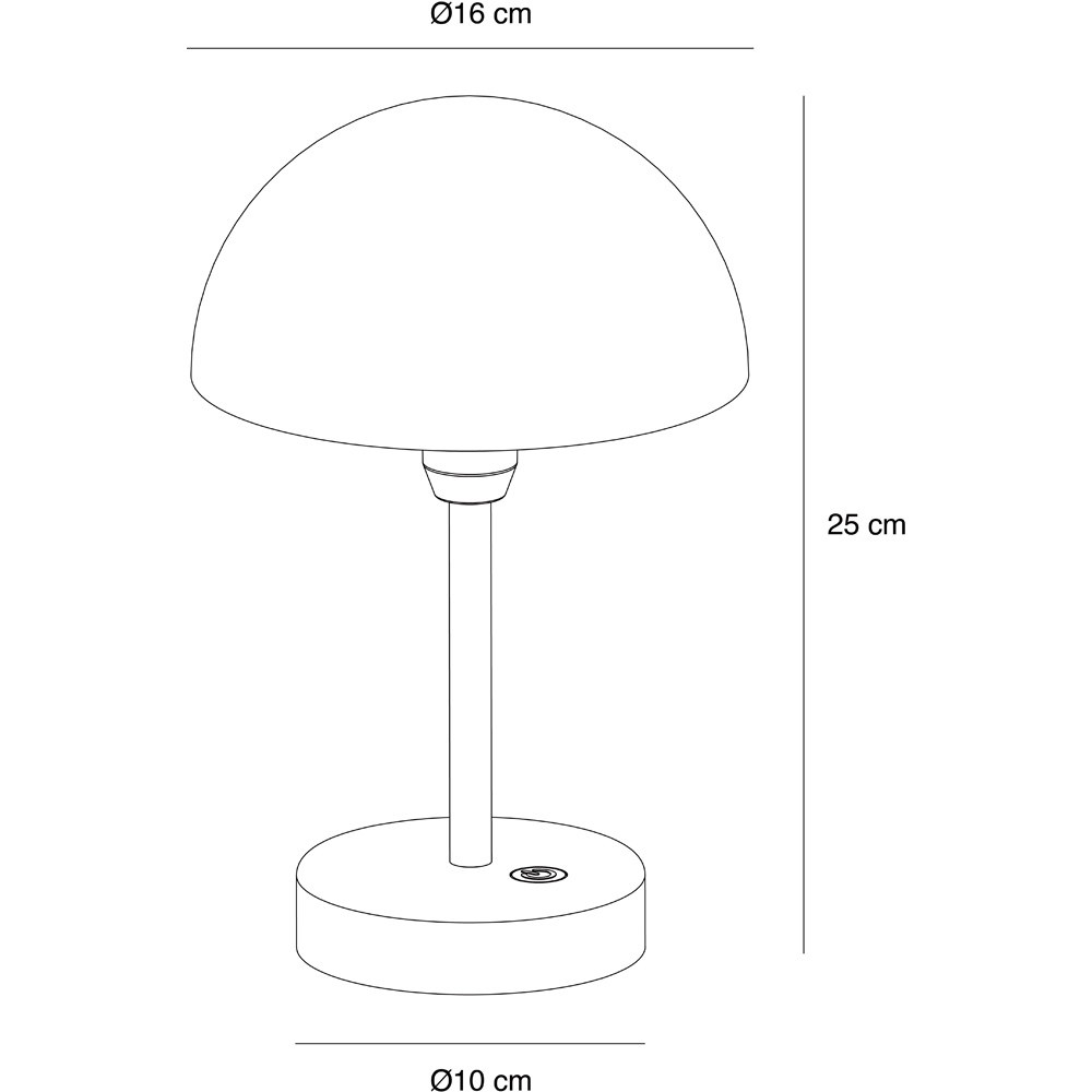 Nordlux Ellen To-Go White Portable Battery Table Lamp Image 9