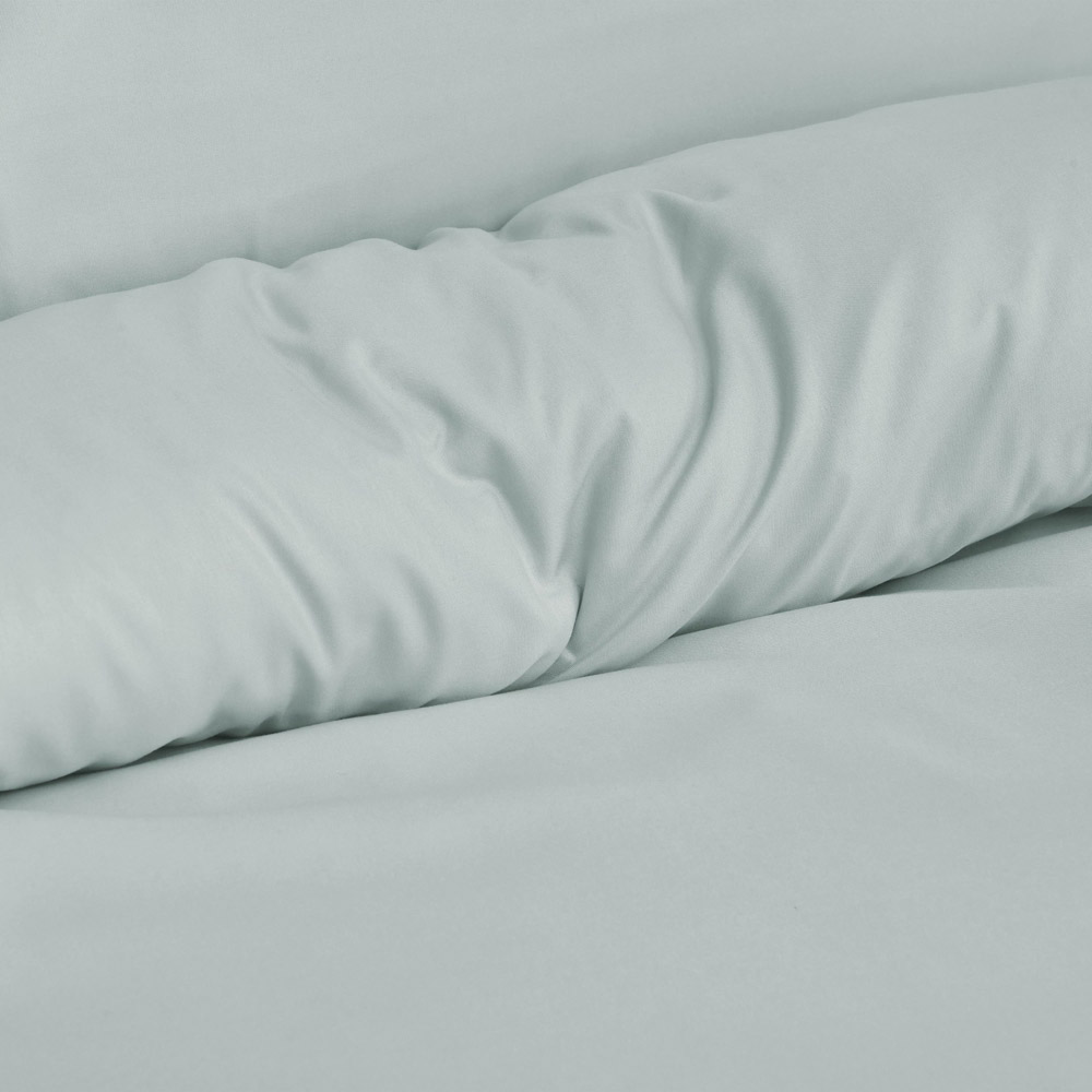 Smart Living Single Duck Egg Pom Pom Duvet Cover Set Image 4
