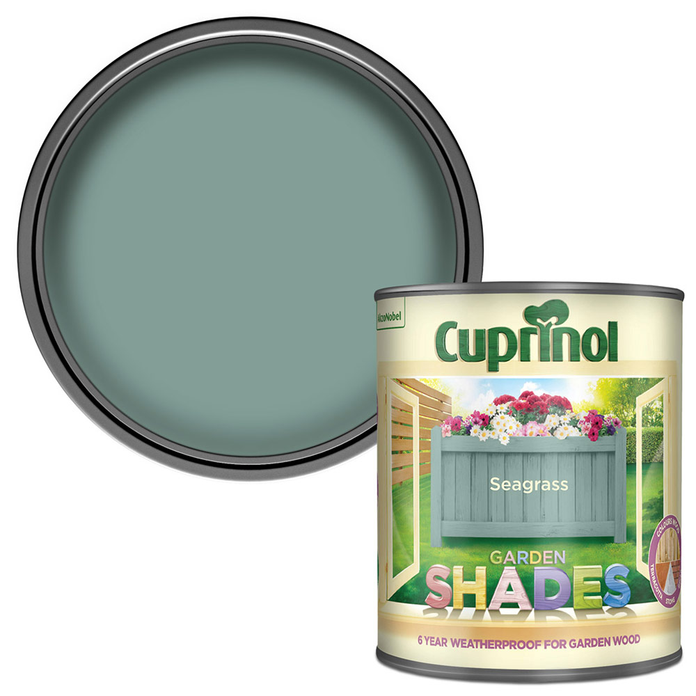 Cuprinol Garden Shades Seagrass Wood Paint 1L Image 1