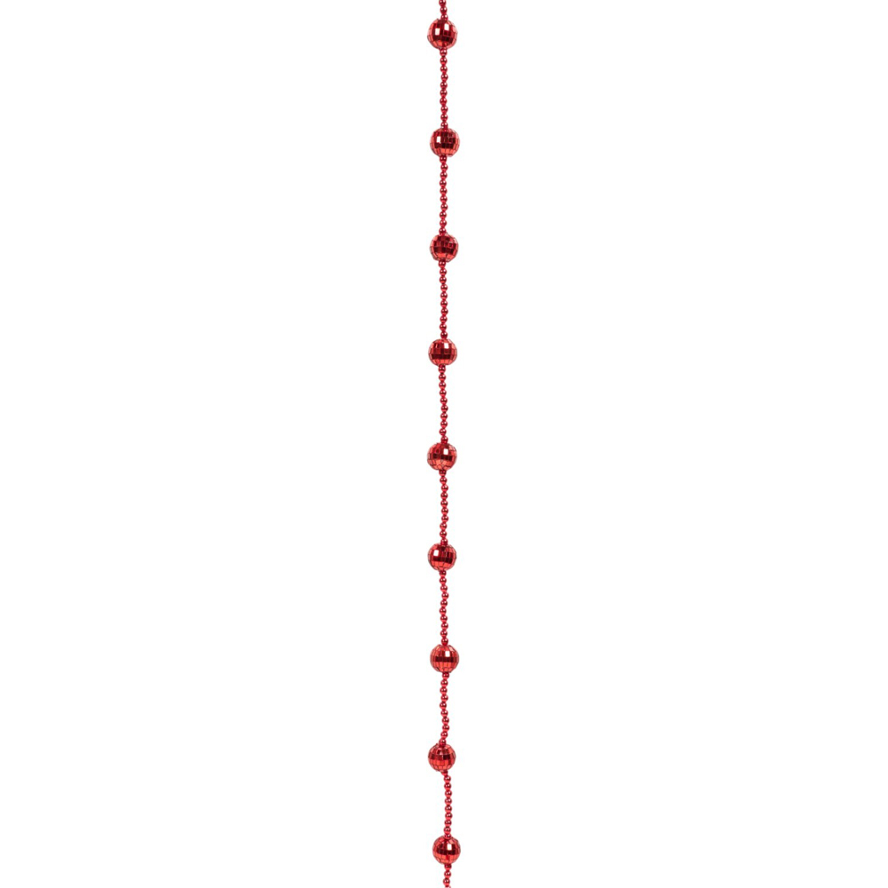 Disco Ball Garland Red Image 2