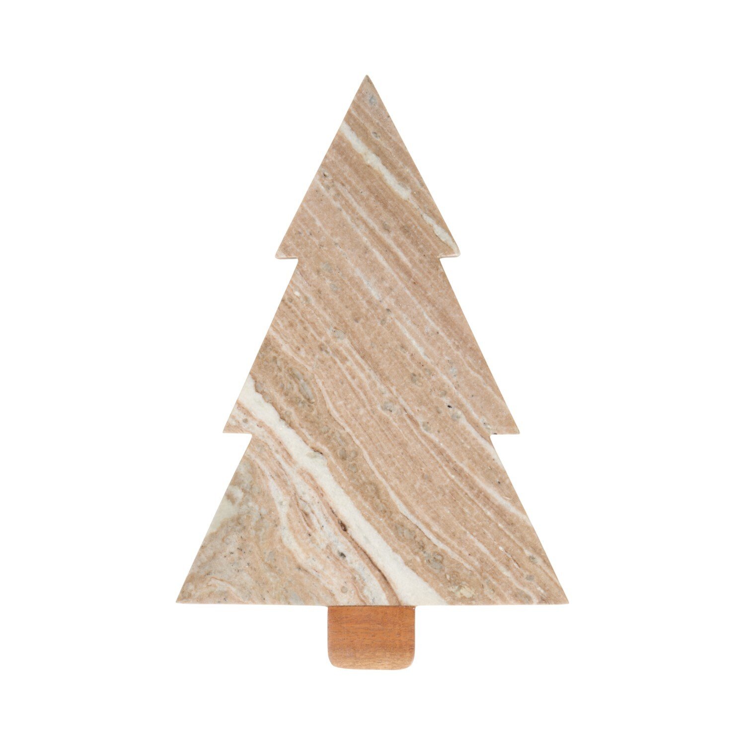 Marble and Wood Christmas Tree Board Image 2