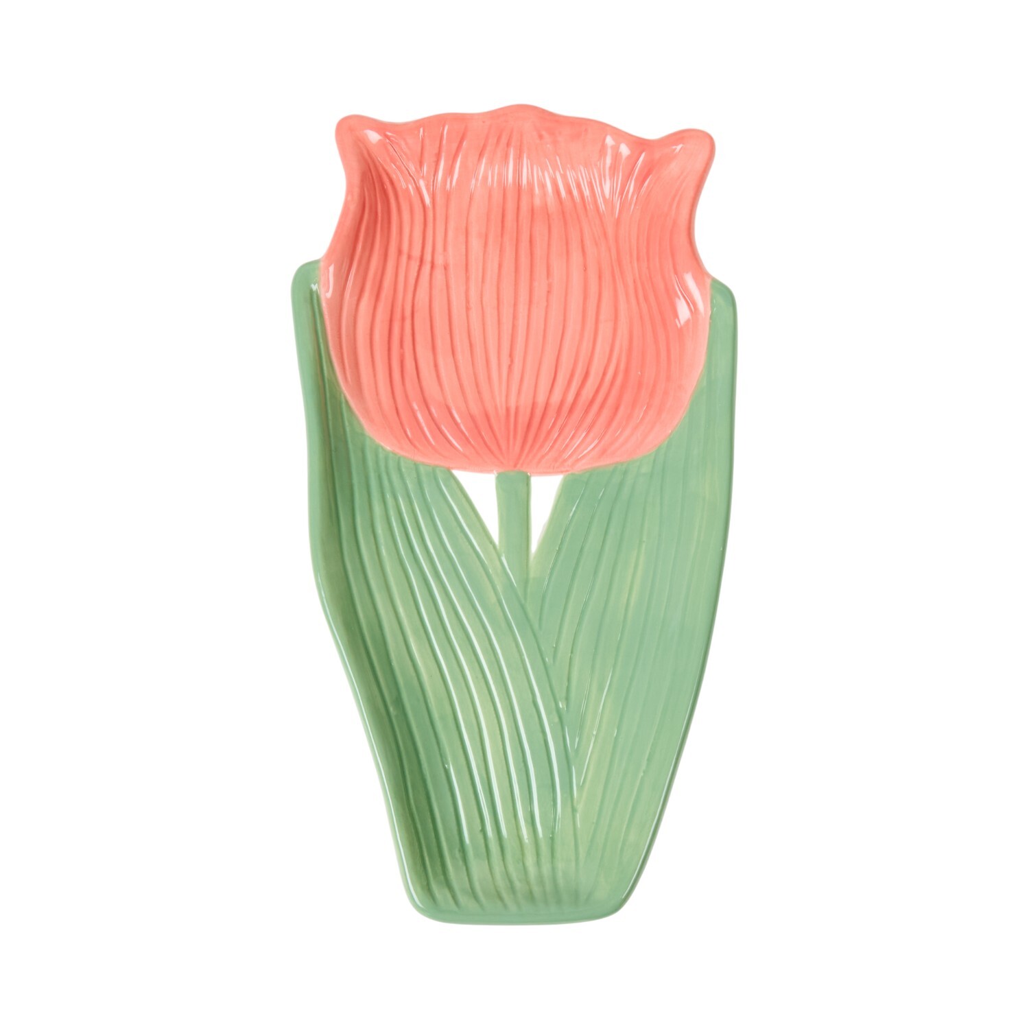 Tulip or Carrot Shape Large Plate Image 3