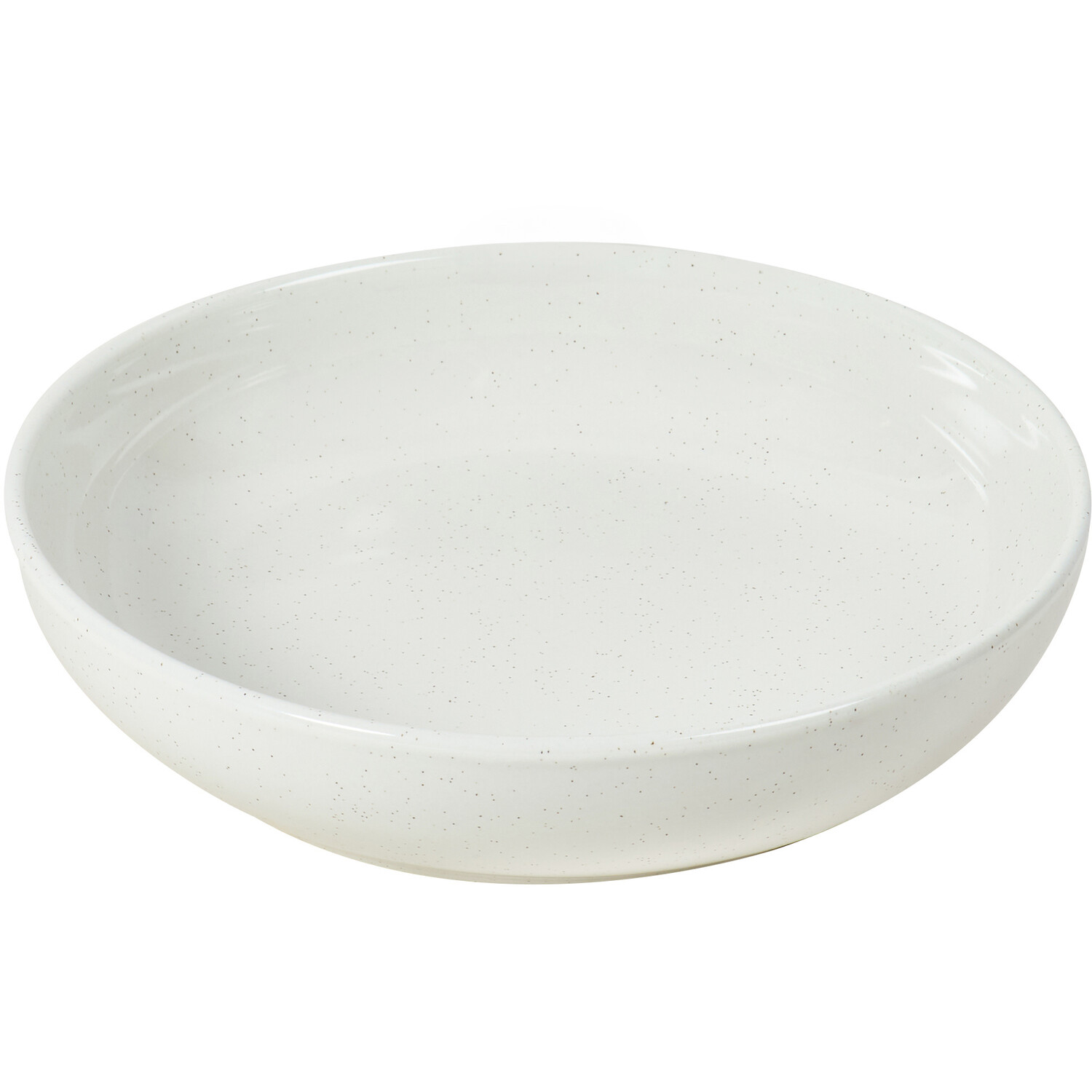 Easy Living Speckled Pasta Bowl - White Image 2