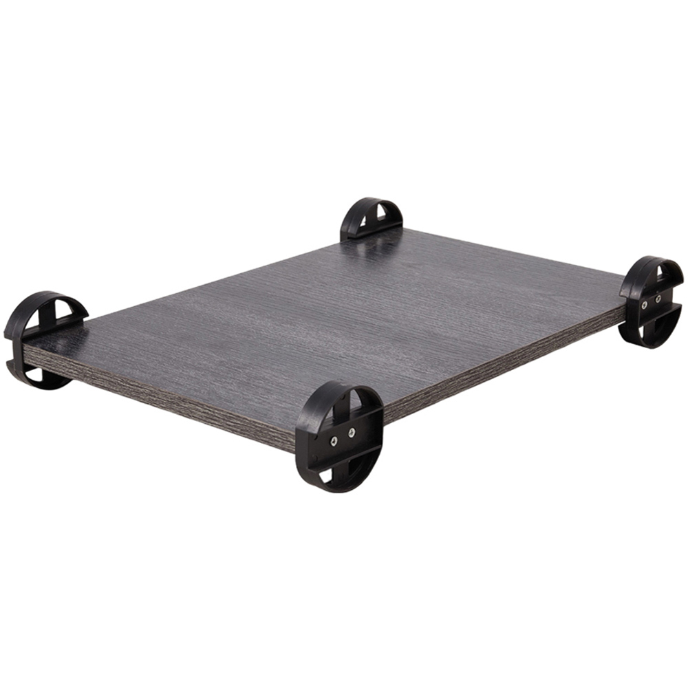 Living and Home L-Shaped Office Desk with Movable Stand Image 5