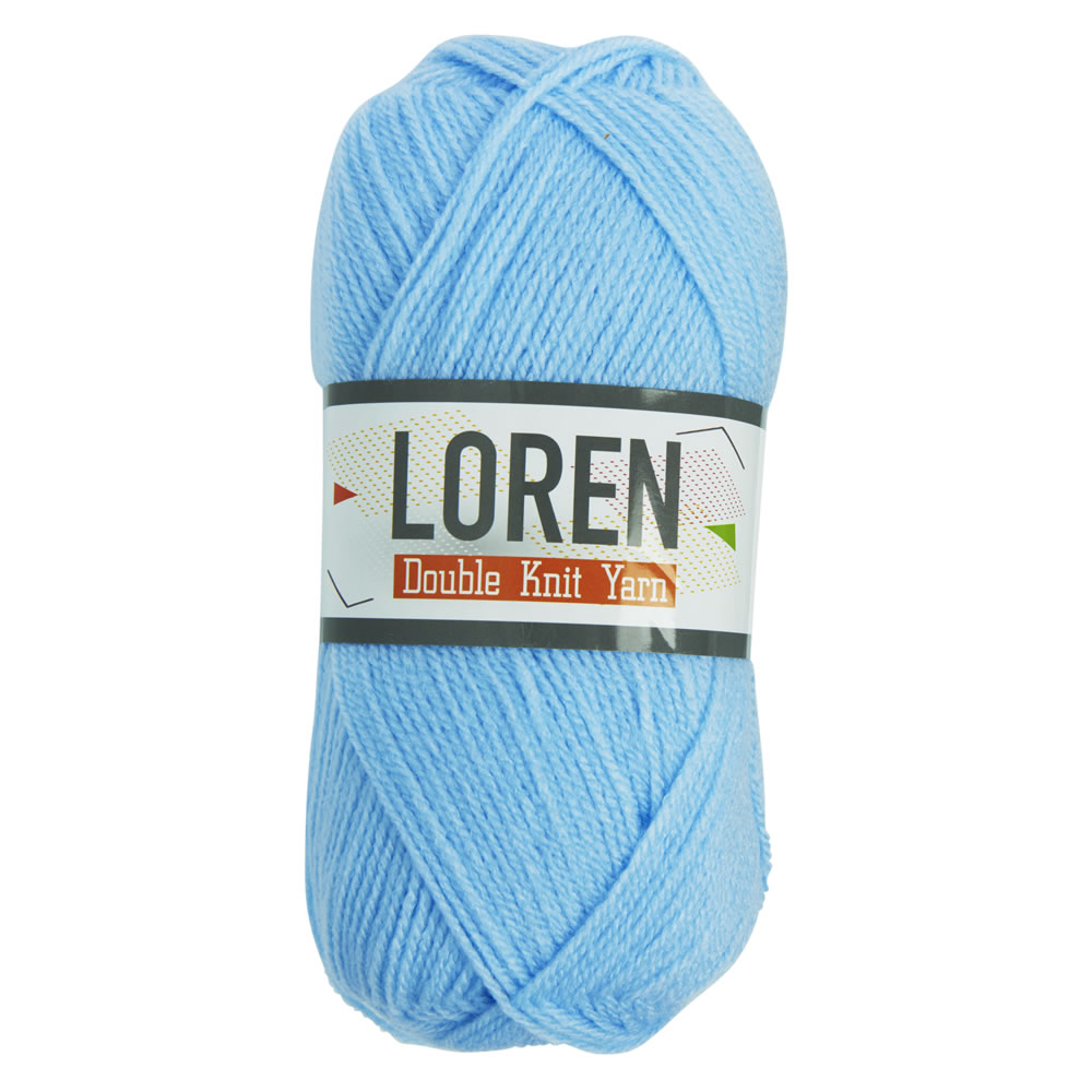 Loren Baby Blue Double Knit Yarn 100g Image