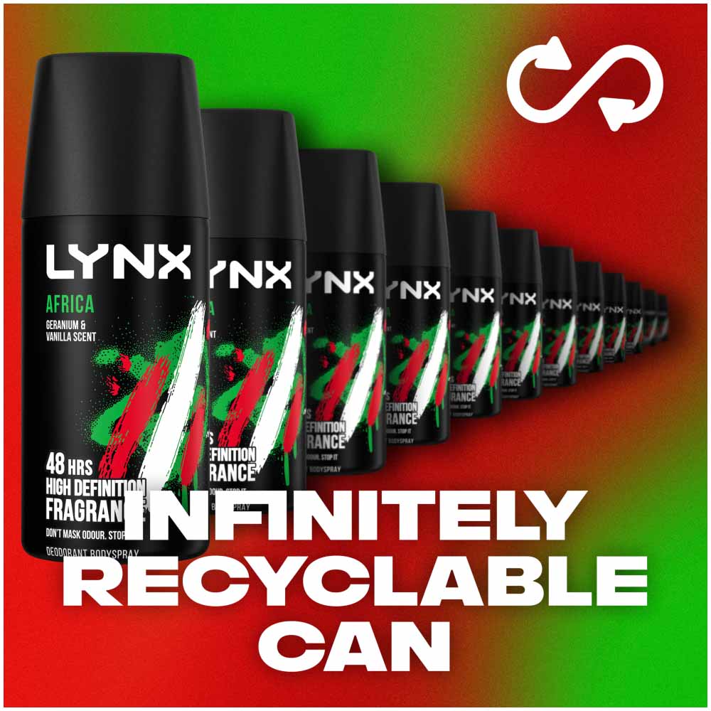 Lynx Africa Deodorant Body Spray 35ml Image 6