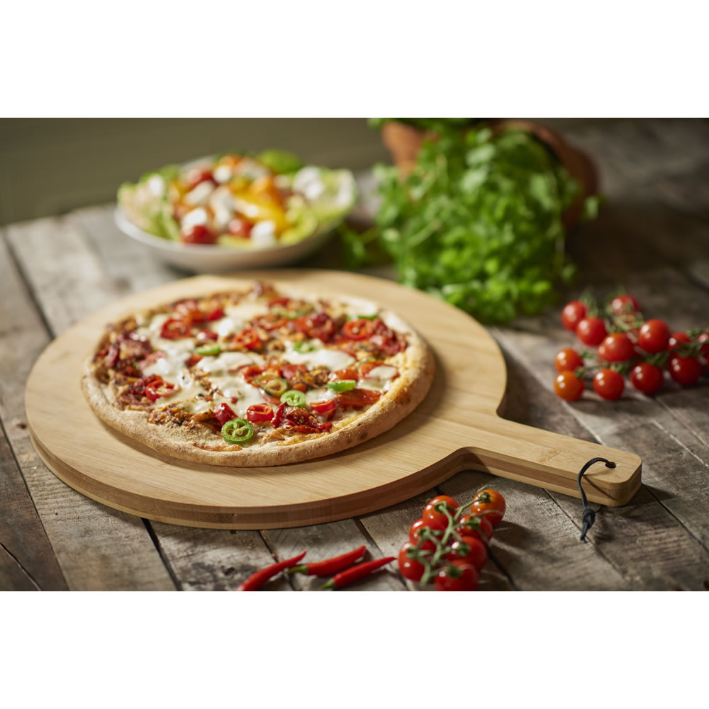 Wilko Bamboo Pizza Board Image 2