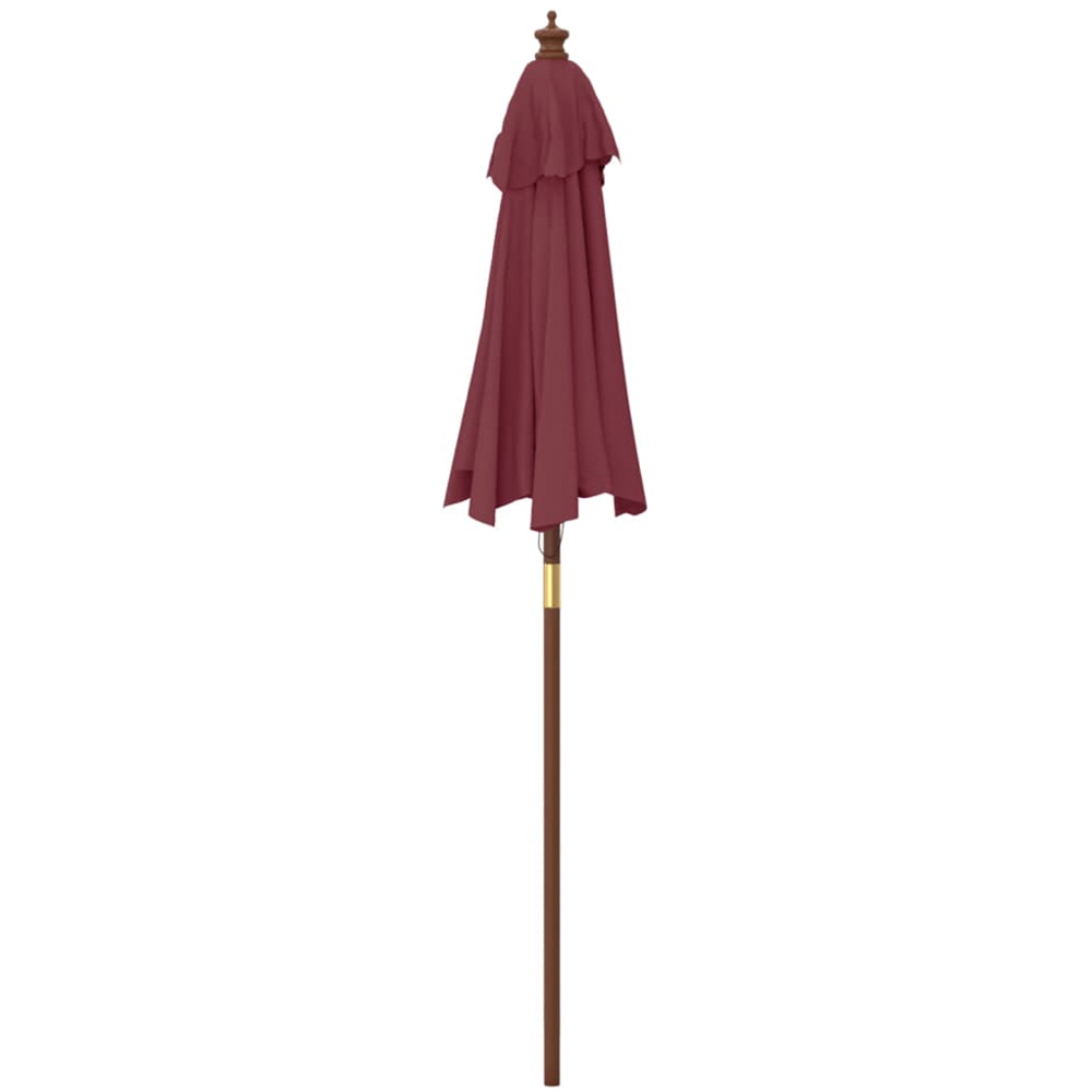 vidaXL Red Garden Parasol 2.3 x 1.9m Image 4