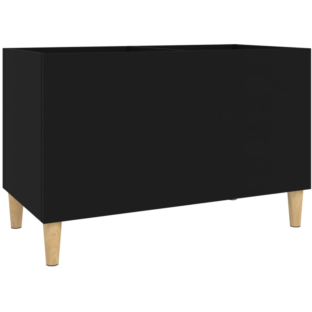 vidaXL Black Record Cabinet Image 2